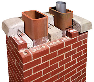 concrete chimney crown