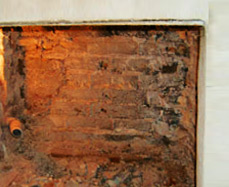 firebox damage needs chimney sweep repair in wethersfield