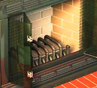 fireplace firebox takes extreme heat